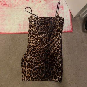 Cheetah going out dress